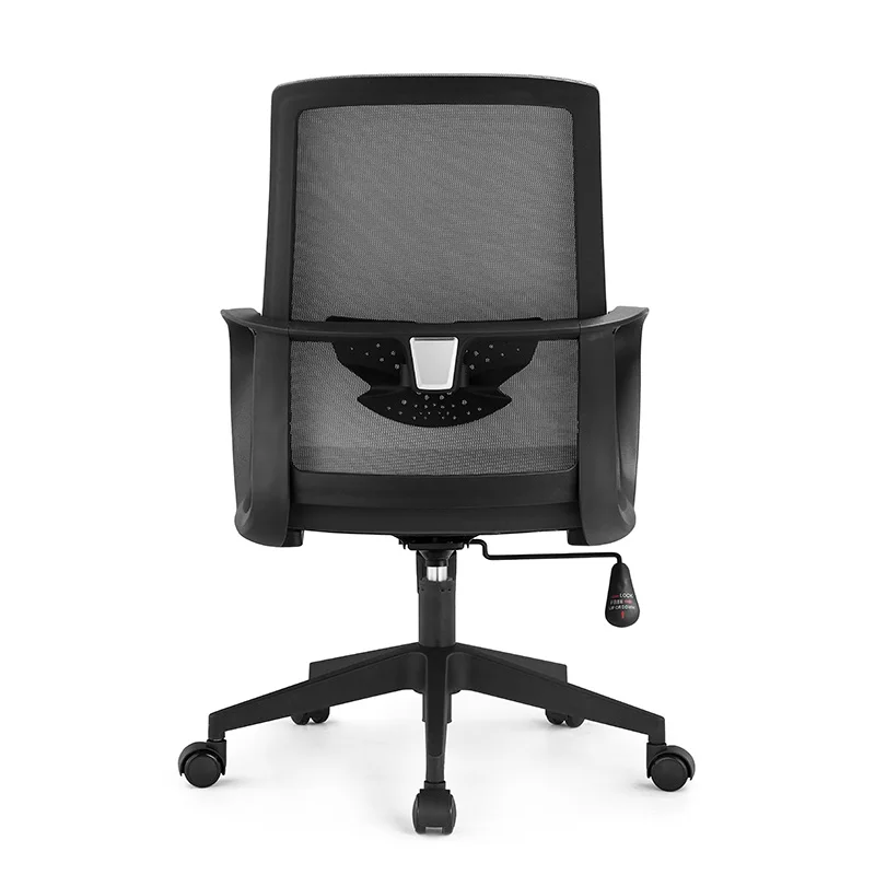 Lumbar Support Rotary Ergonomic Staff Office Mesh Chair Luxury Fixed Armrest Office Chair