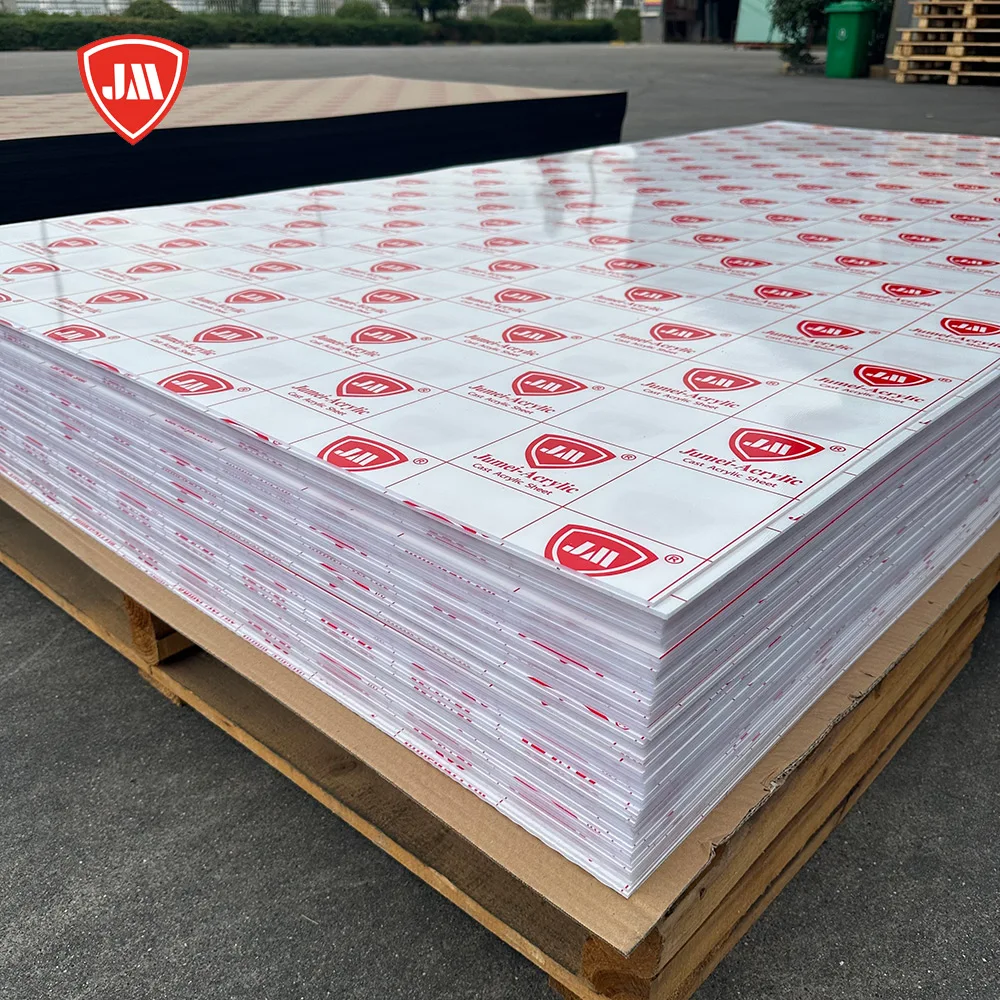 Jumei 2mm 3mm Thick 1220x2440mm Opal Opaque Solid Color Perspex Board Flexible Milky White Acrylic Sheet For Bathtub