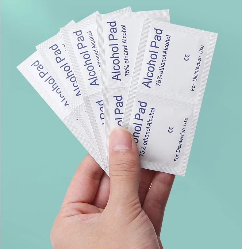 Top Selling Product 2024 Medical Top Selling Products 2024 Medical Supplies Nonwoven Skin Pre Injection Antisepsis 70% Alcohol and 2% Chlorhexidine Prep Pads