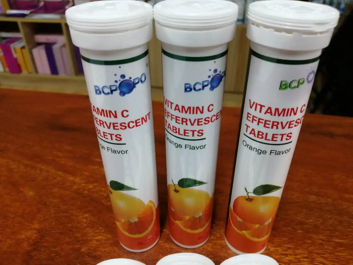 Высококачественные шипучие таблетки OEM 1000 мг с витамином C с фабрикой GMP