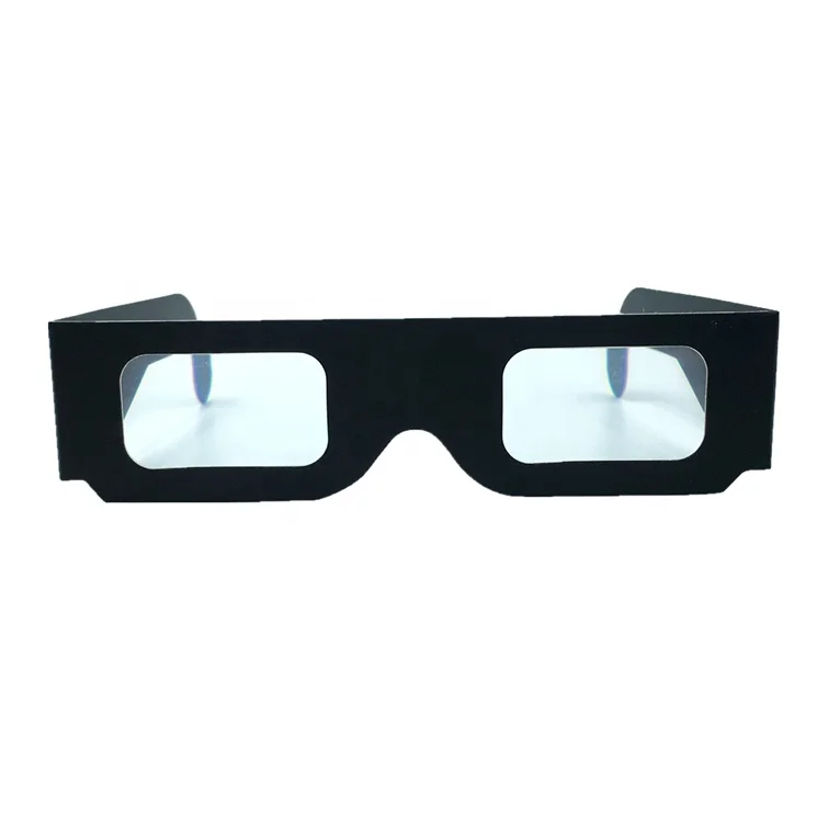  Пользовательская печать хромаксит 3D очки бумага для