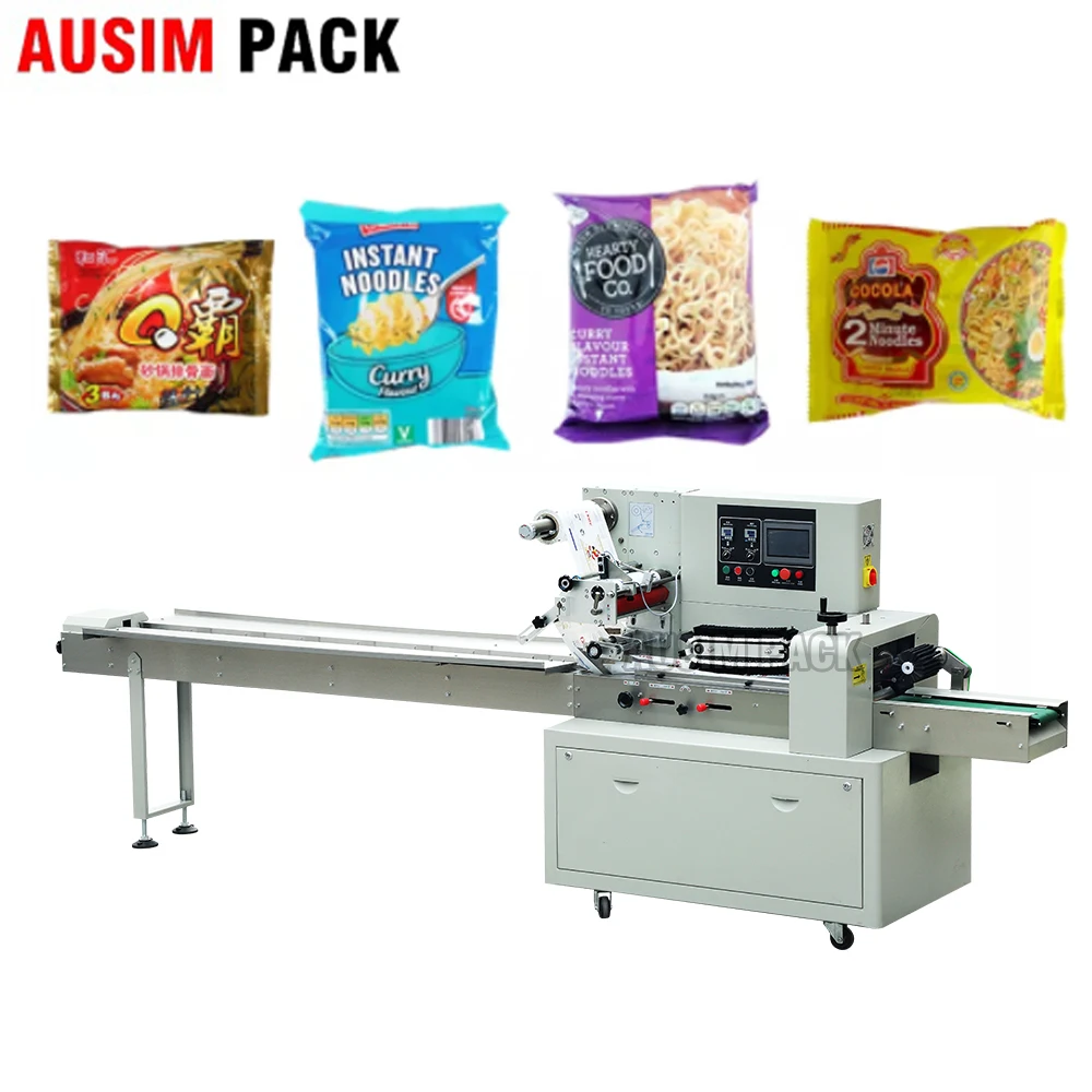 Fudge Gummy Snacks Sachet Packaging Machine Soft Fudge Jelly Toffee Candy Pillow Automatic High Speed Packing Machine