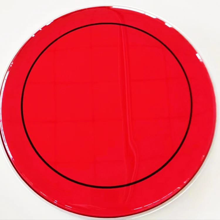 Snare drum parts 8inch drum set skins red drum skin  head coated