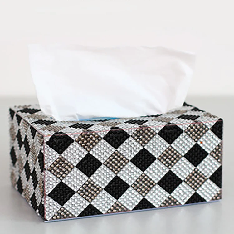Home Office Car New Crystal Diamond Embroidery Diamond Painting Handmade Diy Tissue Box