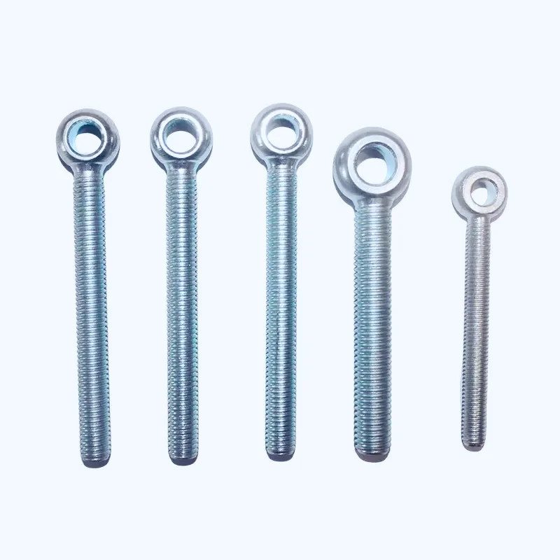 OEM ODM Zinc Plated Carbon Steel Grade 6.8/8.8/10.9/12.9 Eye Bolt Din 444 Din444 Galvanized Lifting Long Eyebolts