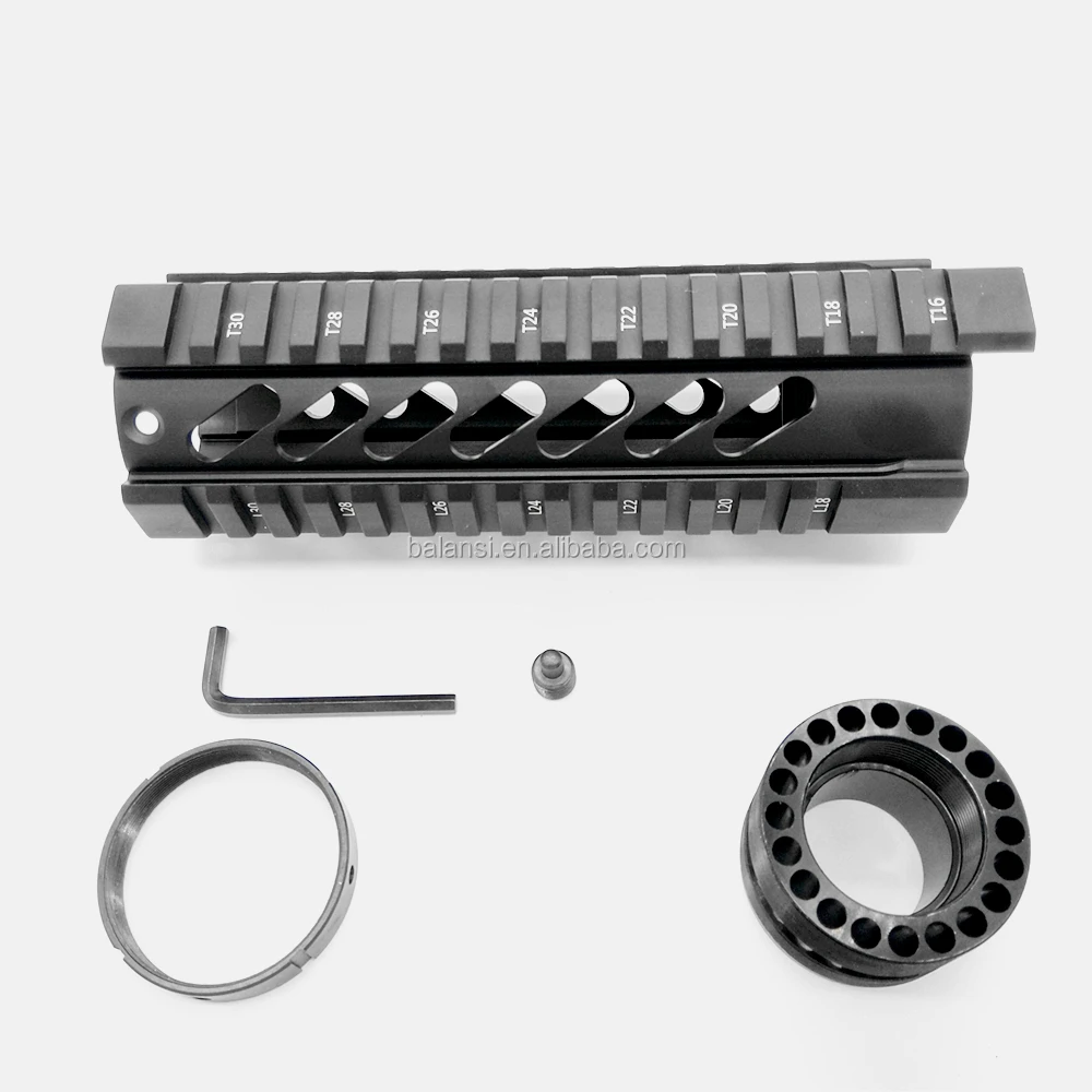 7 inch M4 M16 Free Float Quad  ar 15 Handguard Picatinny Mount 7 inch for ar15  m4 m16