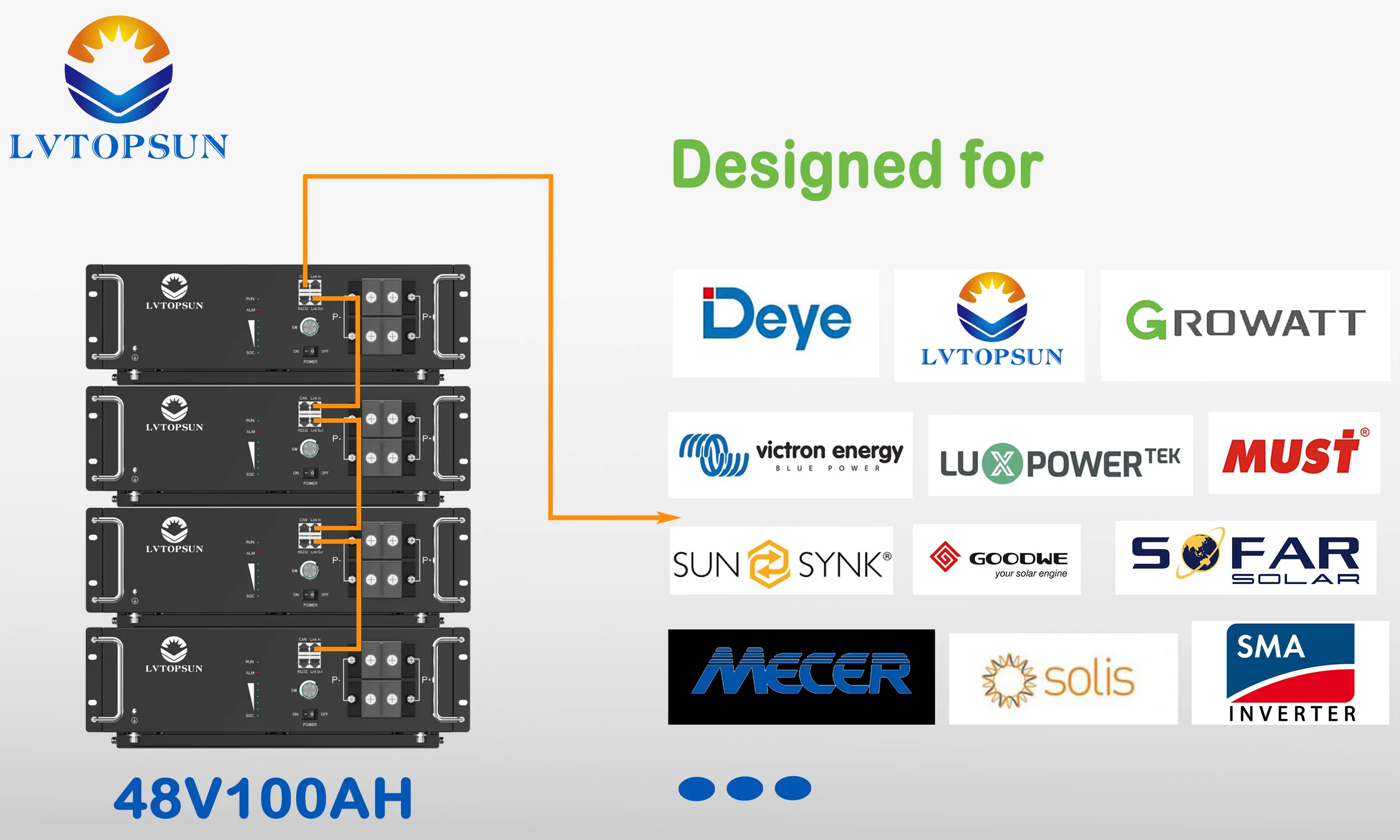 Lvtopsun 48V 5kwh настенное крепление 48v литий-ионный аккумулятор для солнечной энергии полимерный Аккумулятор lifepo4