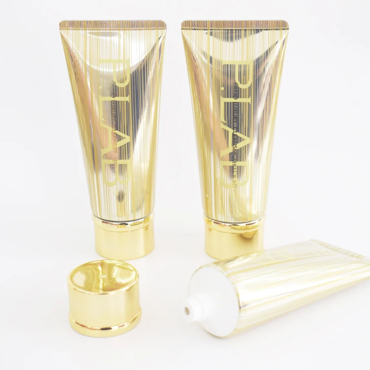 Aluminum laminated cosmetic tube for facial cleanser