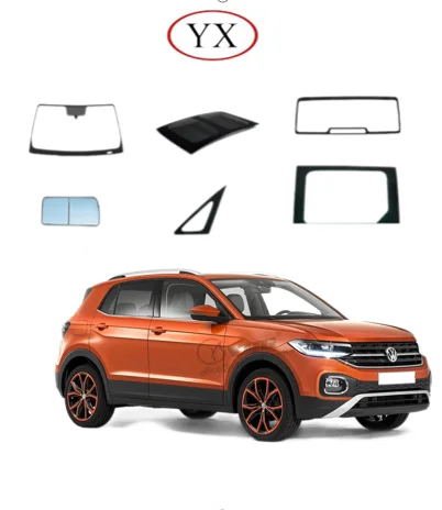 VOLKSWAGEN T-CROSS 5D SUV 2019-   Encapsulated windshield for cars  OEM   22D845011DNVB  Auto parts Auto glass manufacturer