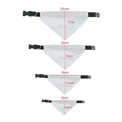 Sublimation Blanks Triangle Bandanas for Dogs Pets Factory Custom Dog Pet Scarf