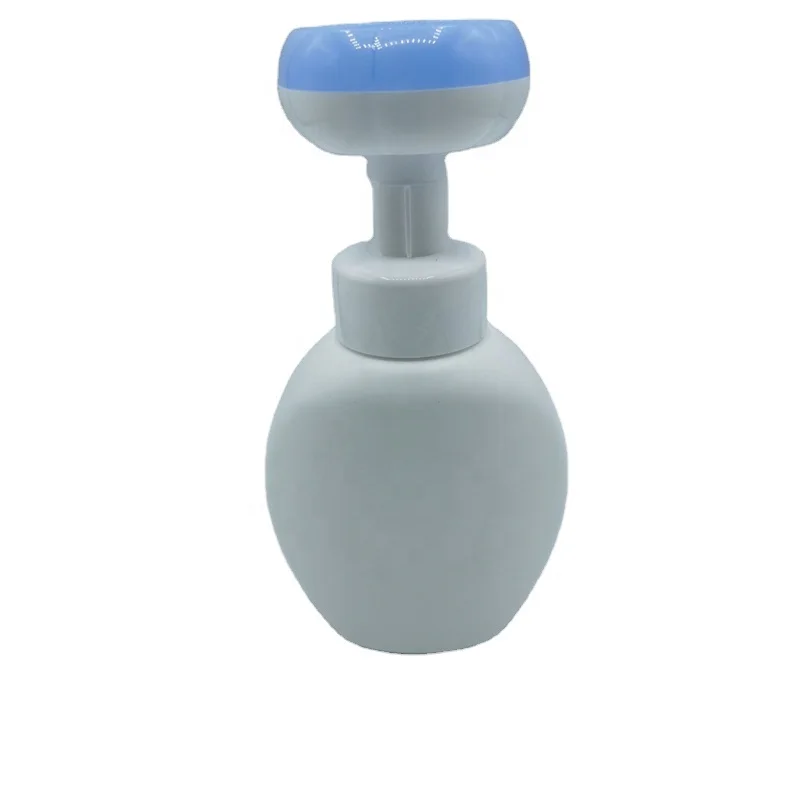 Popular Ins Style Flower Shaped Foam 250ml HDPE foam Pump / liquid soap bottles / hand sanitizer
