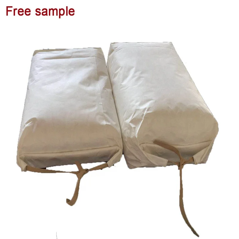 sewn bottom paper sack packaging bags double stitched sugar flour grain rice wheat feed seeds food grade packaging with liner