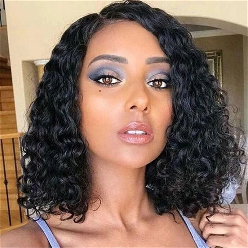 Hot sale Wholesale Fashion Allure Romance Ms African Black Wig Outre Braiding Hair