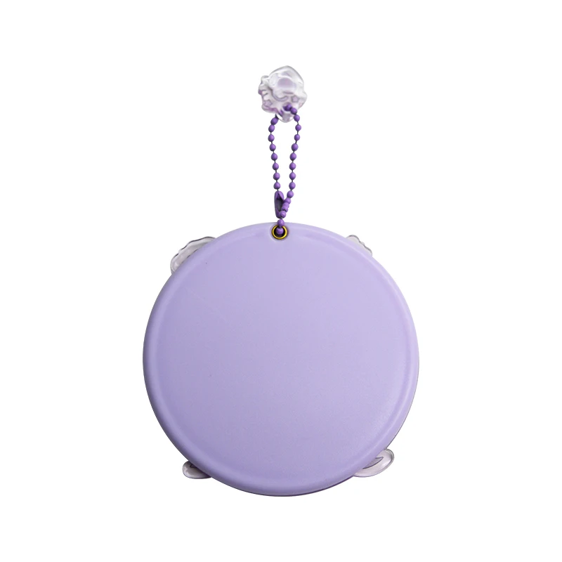 Custom Gift Acrylic Portable Rotating Small Mirror Hd Handheld Mirror Sliding Cover Mini Simple Makeup Mirror