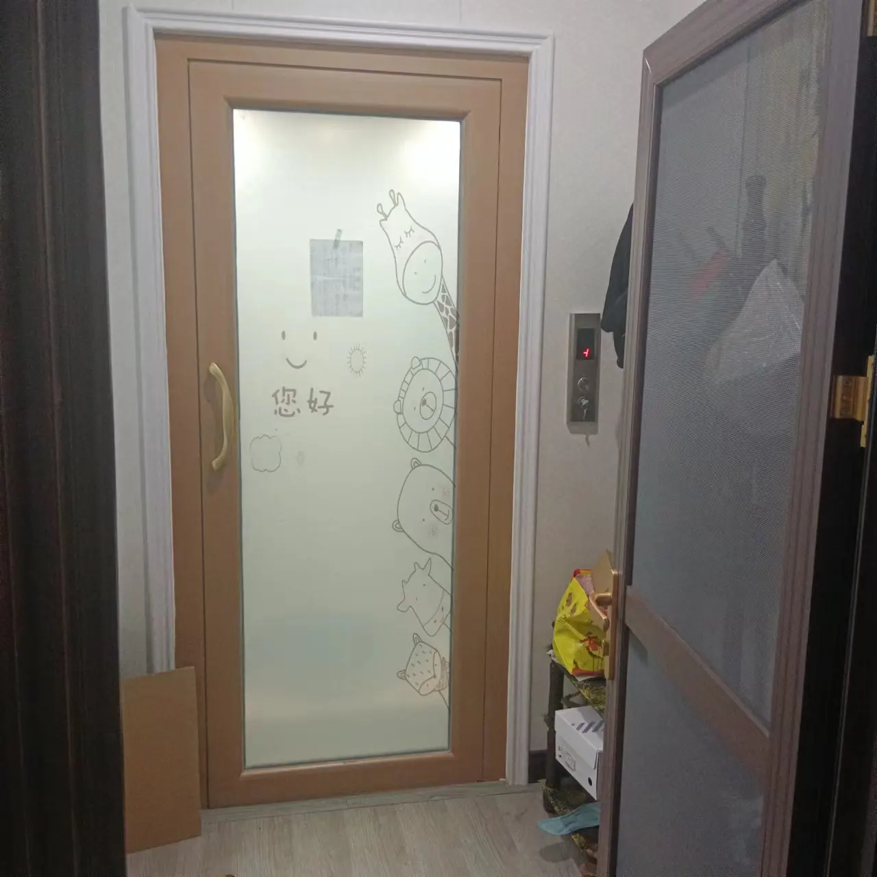 Residential Home Elevator Safety Lift Panoramic Glass Large Capacity Titanium Stainless Steel Passenger Elevators