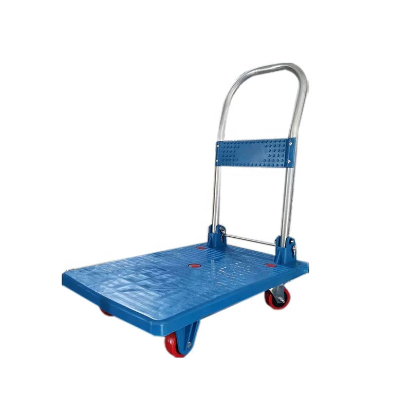  Тележка Handcart плоская тележка оптовая продажа товаров для супермаркета складная склада