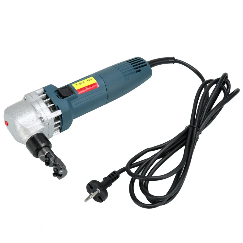Electric Metal Nibbler 380W  Metal Cutter 1800RPM High Speed Rotor 0.07in/1.8mm Thickness 220V with Replaced Blades Storage Case