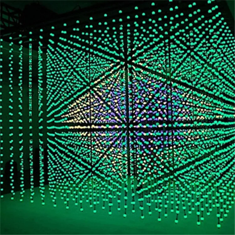 50mm full color 3D effect led  ball for night club decoration
