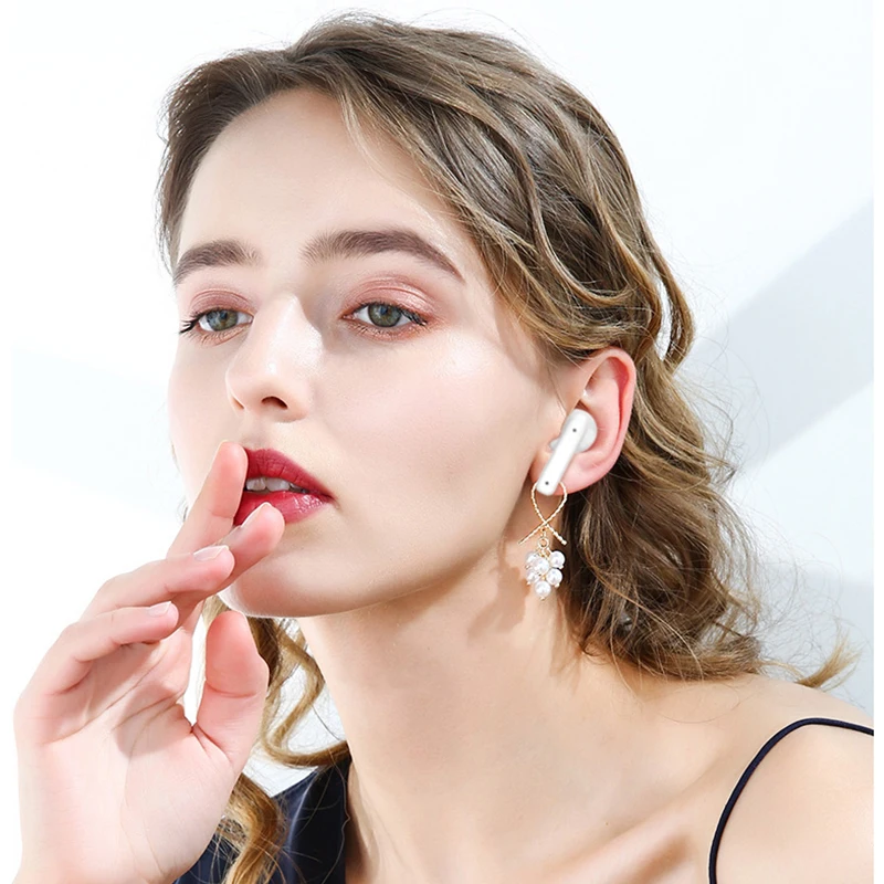Private Custom XY-90 Transparent Wireless Earphone V5.1 Headphones TWS In-ear Earbuds Stereo Sports Waterproof Gaming Headset