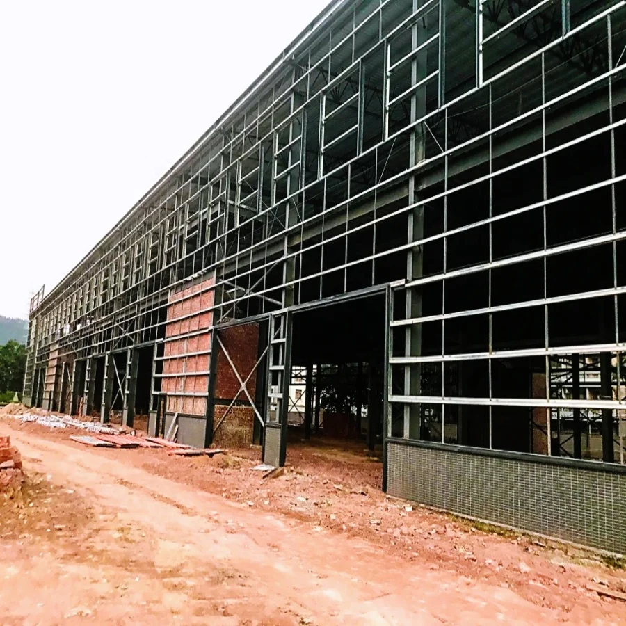 China cheap prefab metal frame light prefabricated steel warehouse metal building steel structure
