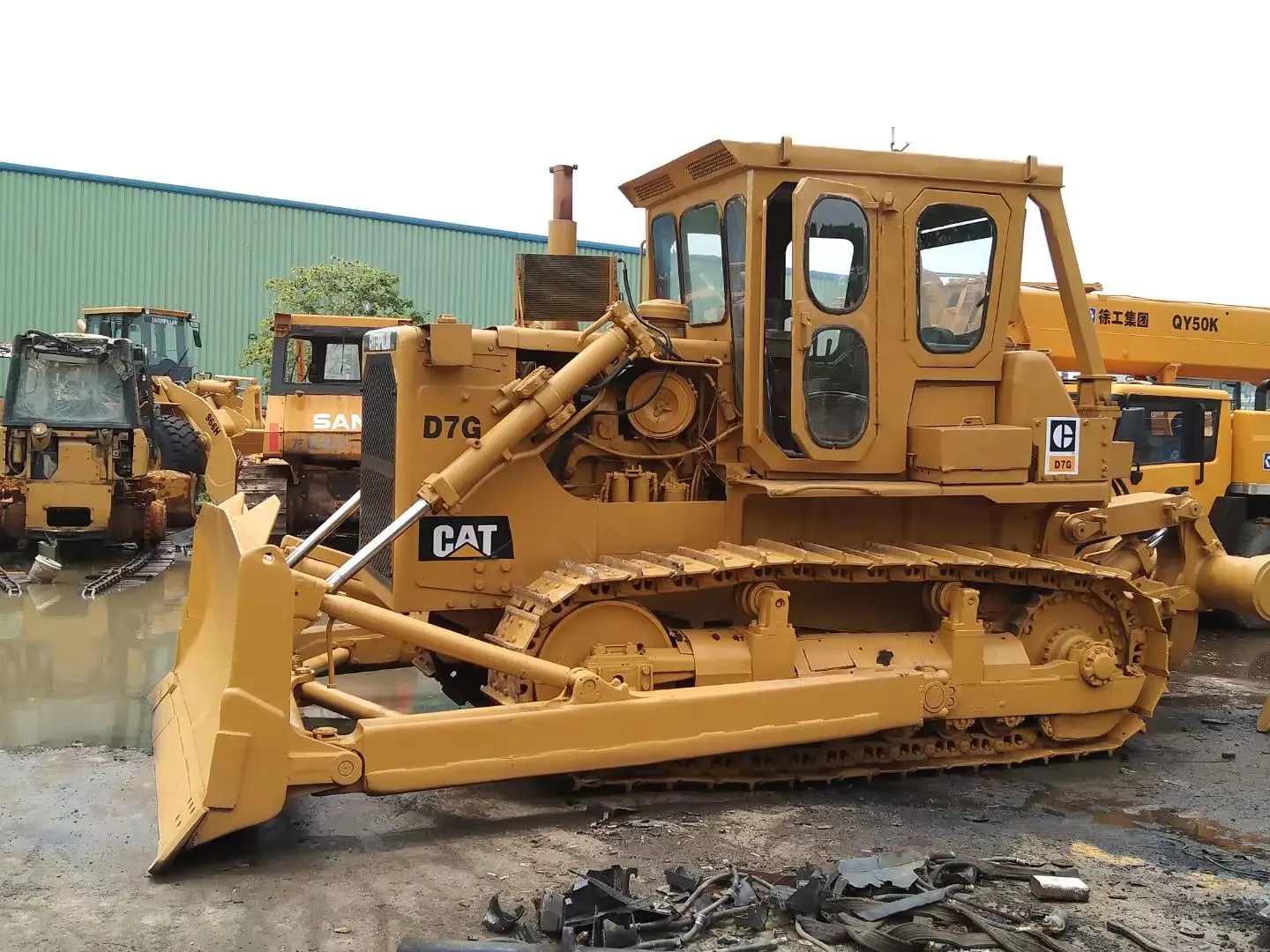Original  Japan Used Crawler  Bulldozer For Sale/ Second Hand  Bulldozer CAT D7G In Good Condition