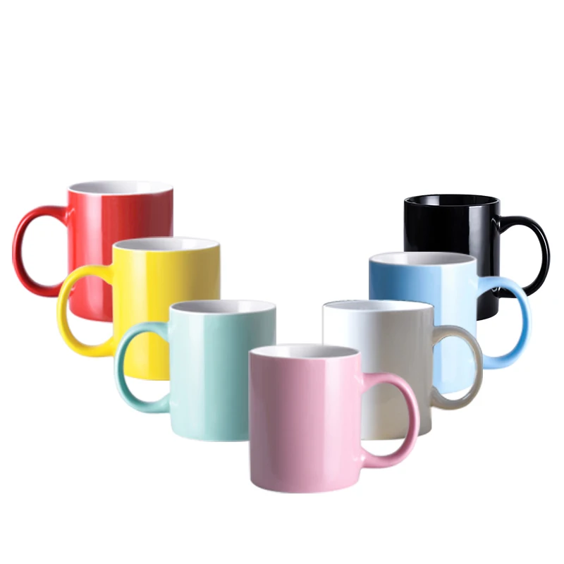 Modernqiu Custom Logo 350ml/12oz Eco-Friendly Ceramic Mug Sublimation Coffee Mug  Supplied