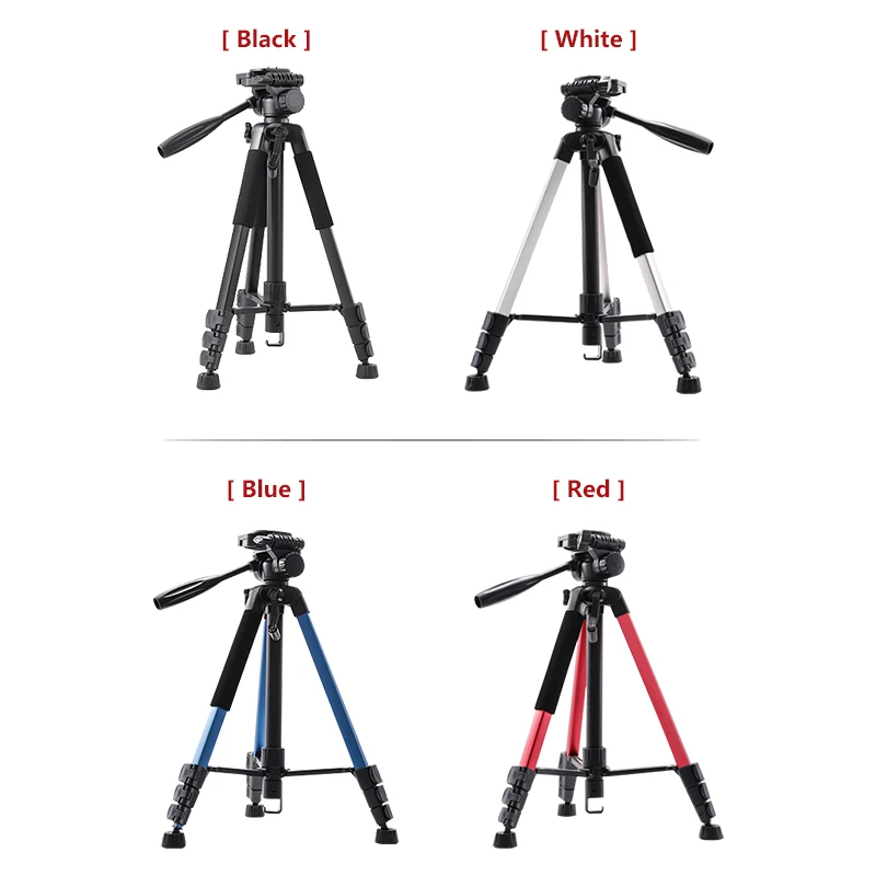 DM65 Black Lightweight Aluminum Alloy projector tripod stand travel Digital Camera Dslr Vlogging Professional Tripod Stand