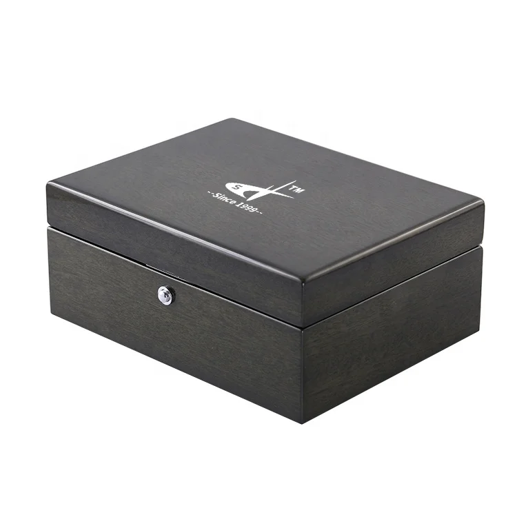 SAMDING piano lacquered finish custom gift wood watches box packaging luxury wooden watch box