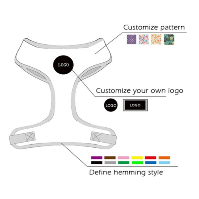 Pet accessories new hot 2020 dog accessories luxury neophrne dog products sublimation oem pet supplies