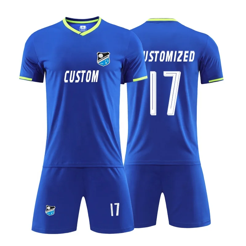 Wholesale Cheap Socks Woven Soccer Uniforms 21/22 Soccer Uniform Manufacturer Custom Logo Soccer Uniform Images