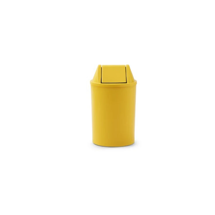 High-impact Material Recycling Trash Bins Swing Lid Plastic Waste Bins Standing Garbage Sorting Bins
