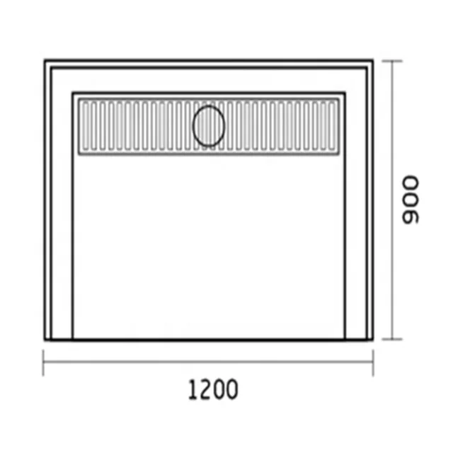 New arrival of classic  wet-room forms smc shower base tray