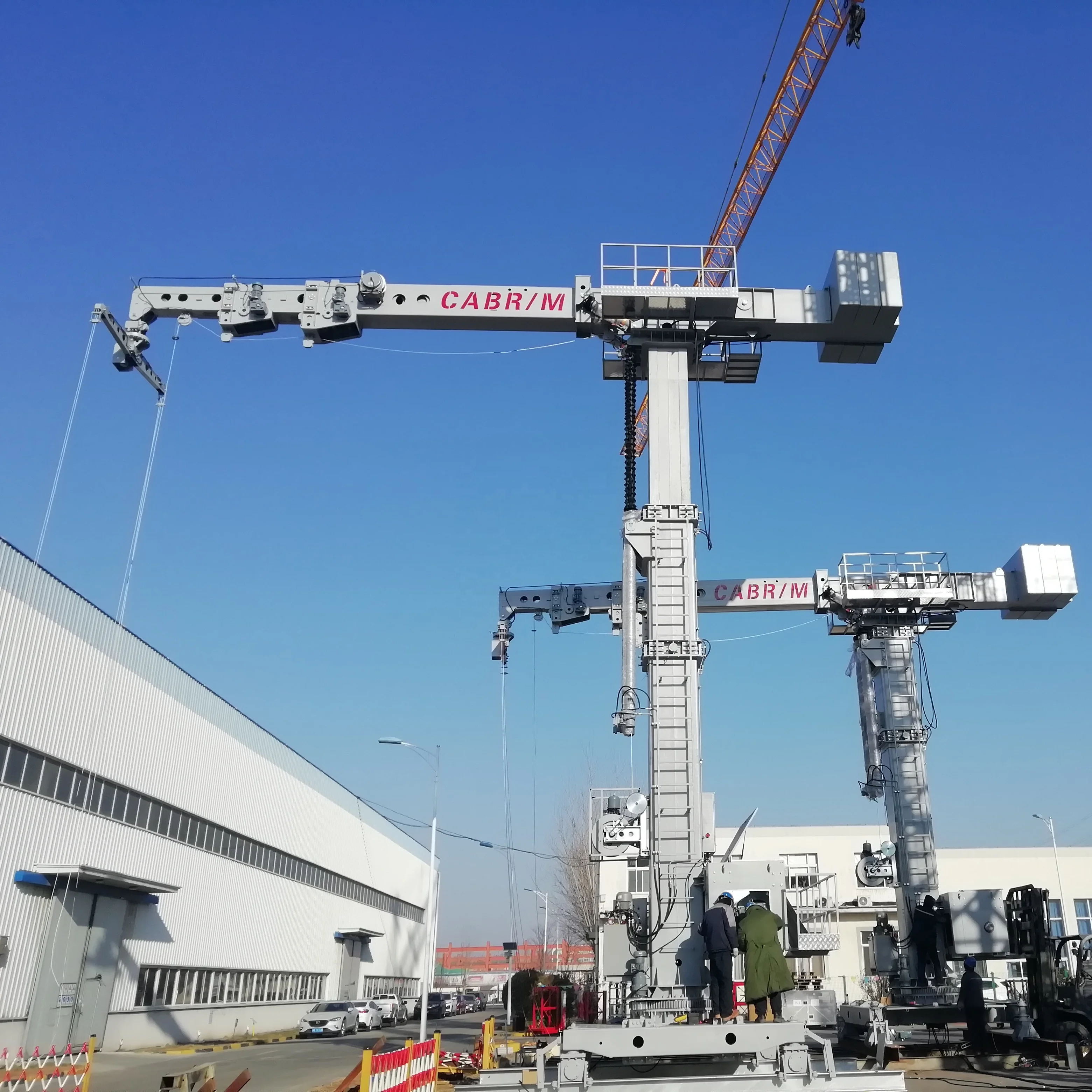 BMU window cleaning lift equipment for building facade cleaning