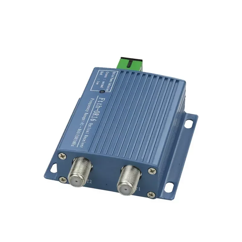Fiber optic equipment tv active satellite mini ftth agc optical receiver catv node with wdm