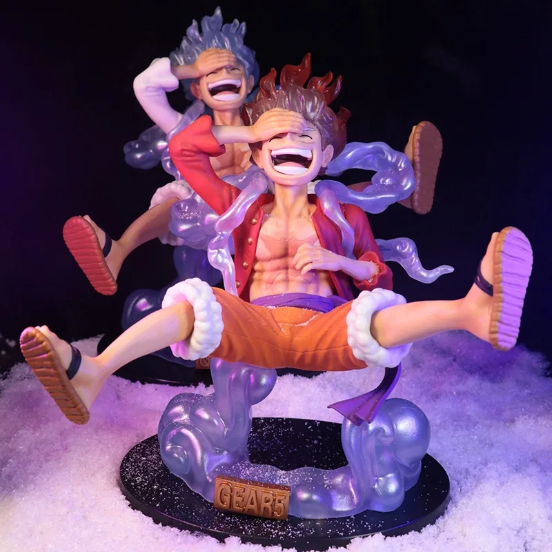 High Quality Anime Action Figure One Piece Monkey D. Luffy Gear 5 Sol Joyboy Nika