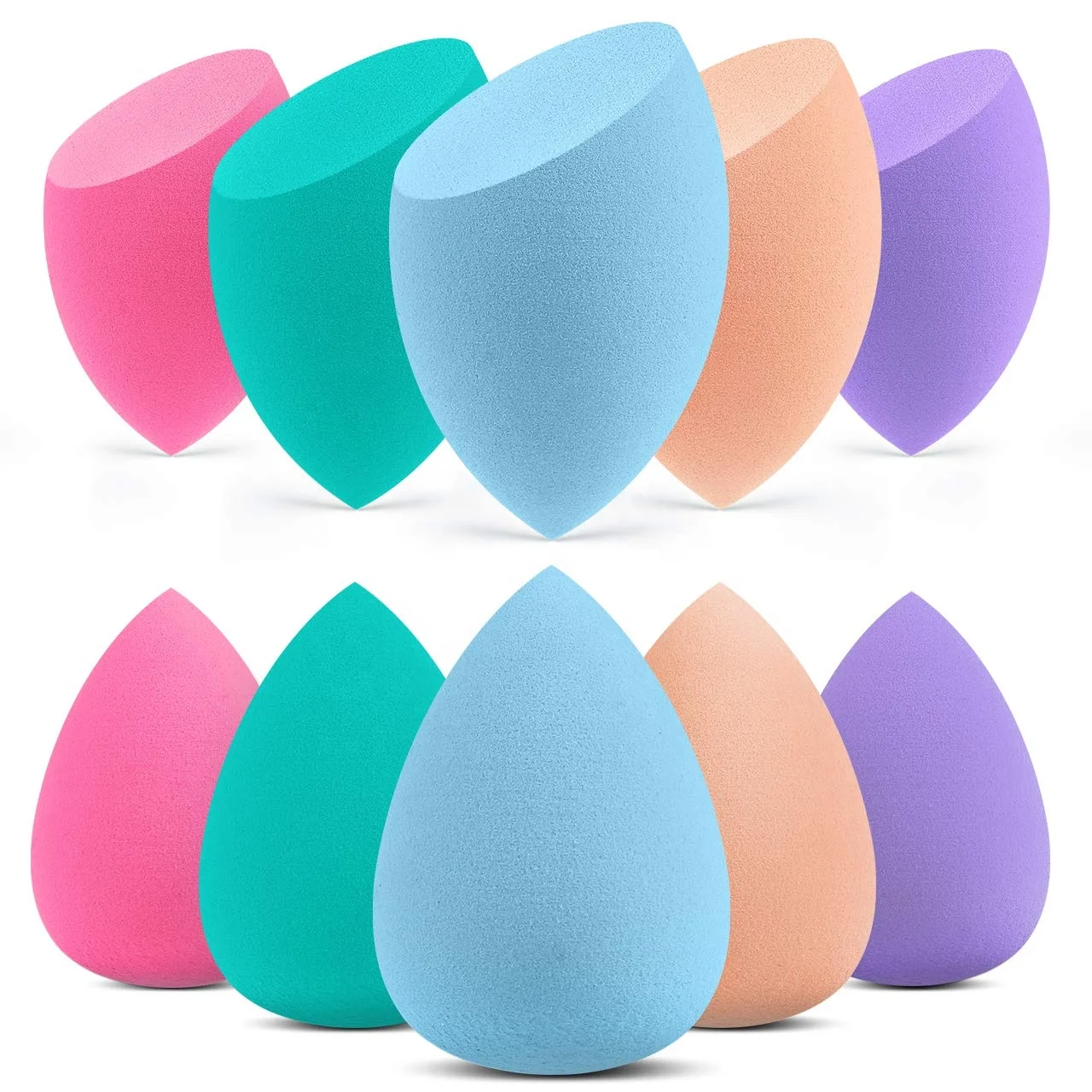 Best selling daily makeup puff BS-MALL wholesale cosmetic blender non latex colorful makeup sponge