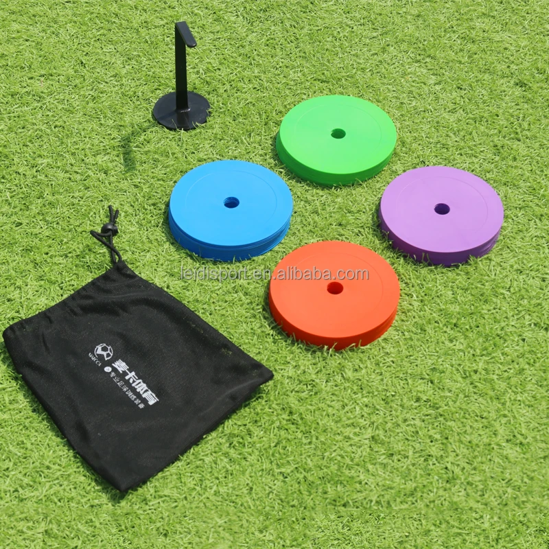 15CM flat marking disc, circular direction marking disc, landmark football training equipment and equipment