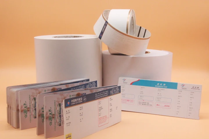 Custom Flight Ticket Printing Airline Thermal Paper Boarding Pass Full Color Boarding Pass Ticket Printing