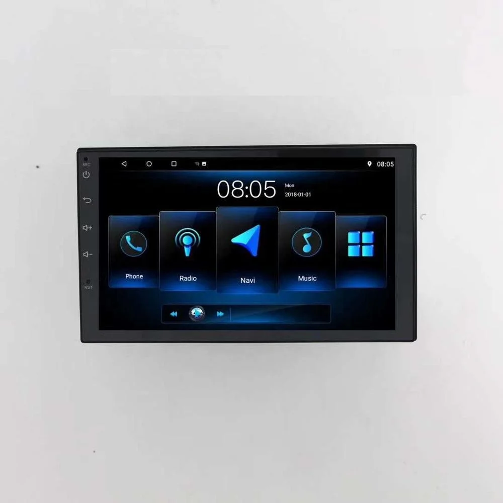  XinYoo 7 'универсальный автомобильный радиоприемник MP5 плеер для автомобилей Toyota Nissan Android GPS USB Mirror Link DVD