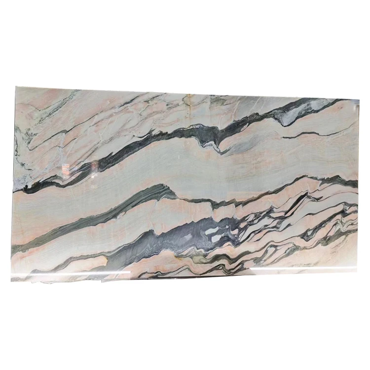 Natural Polished Fusion Rose Marble Slabs