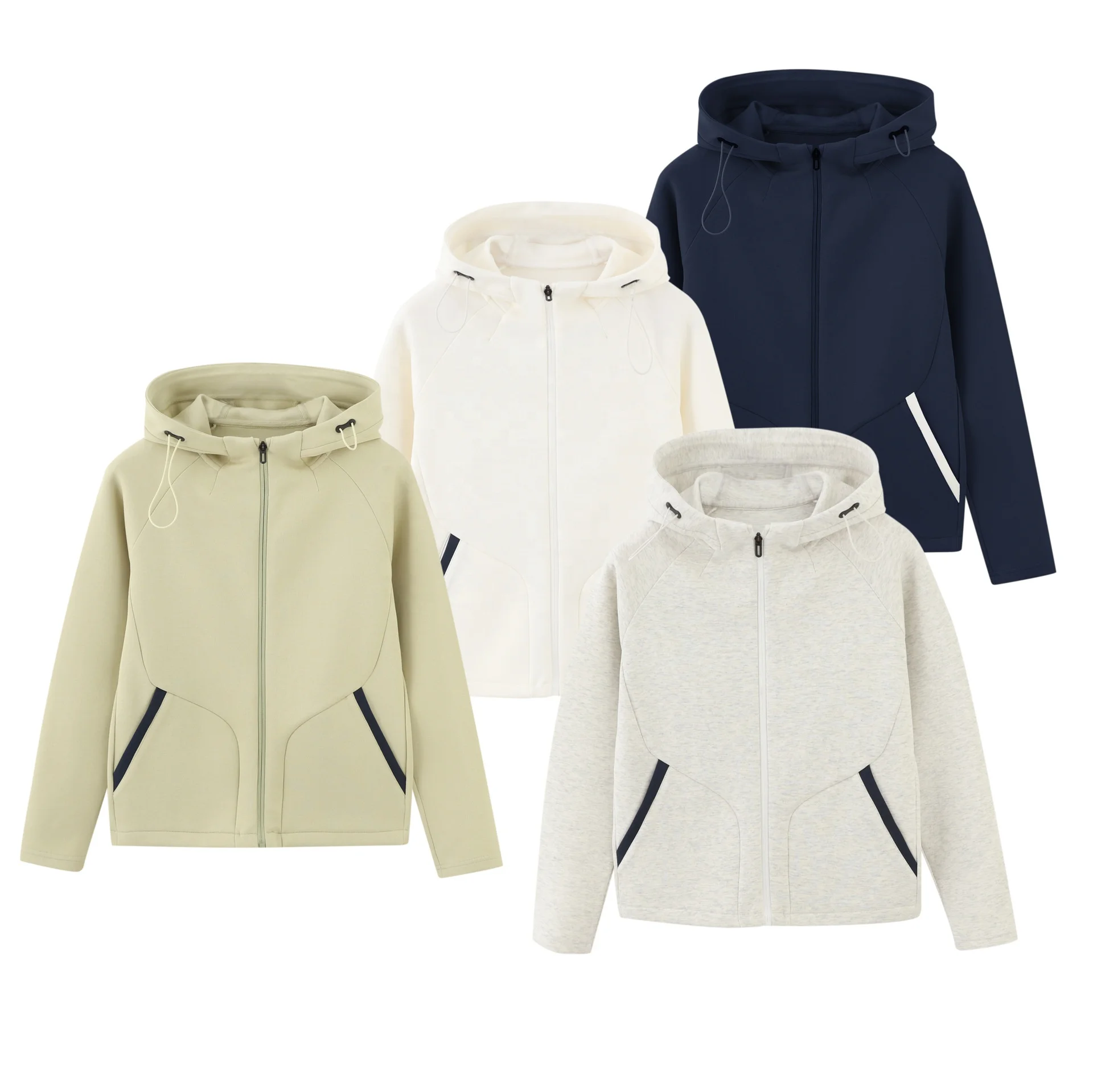 Custom Long Sleeve Front Zip Running Athletic Training Yoga Wear Mesh Fitness Women Gym Winter Jacke