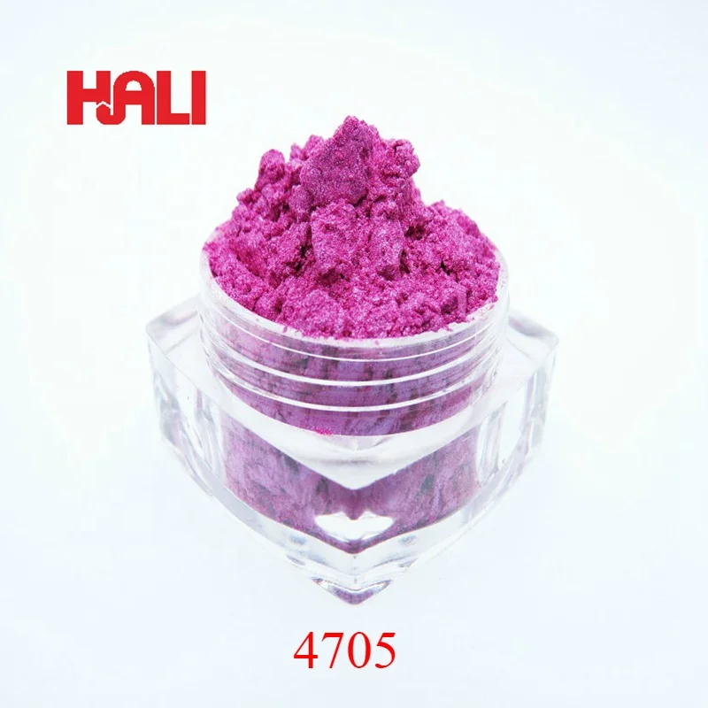 Candy pearl pigment mica powder pearlescent pigment for paint item:4705 coloring:red/blue