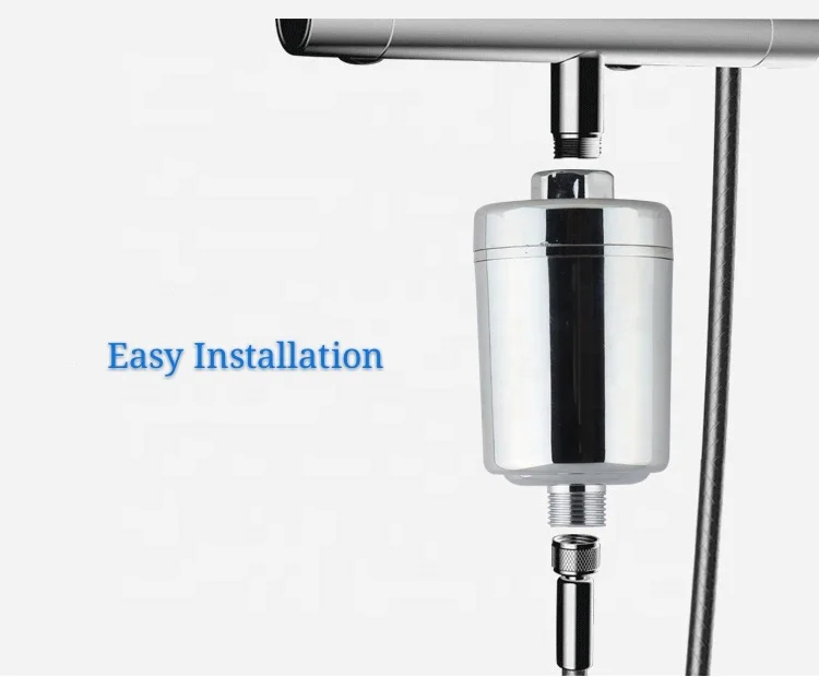 Hot-Selling Universal Multi-Stages Chlorine Vitamin C Portable Shower Water Filter Housing