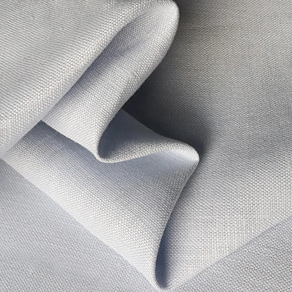 Top quality 100 linen fabric breathable shirt and dress fabric organic linen fabrIC