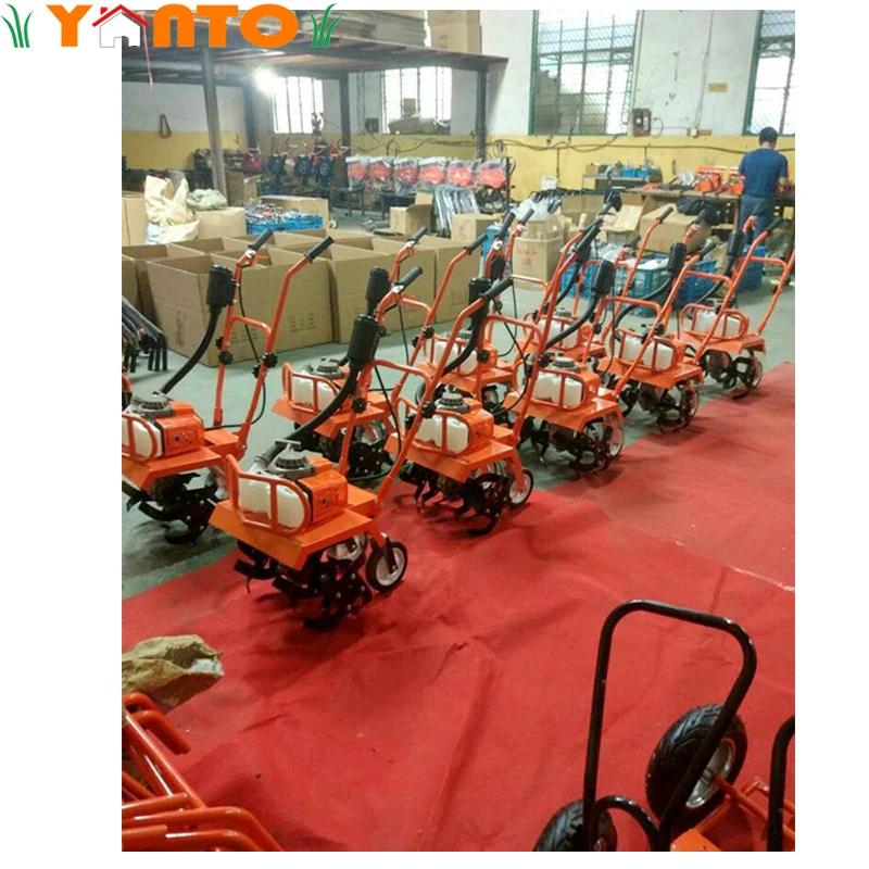 TLP-1WG-48F 68cc Mini Tiller Cultivator Garden Cylinder 2 Stroke Gas Powered Engine Machine