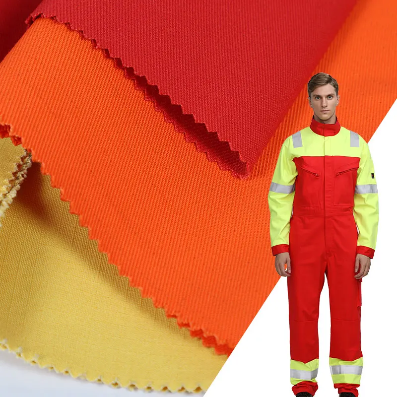 NFPA2112 100% Cotton Twill Protective Non Flammable Flame Resistant Fire Proofing Safety Fabric (60602322126)