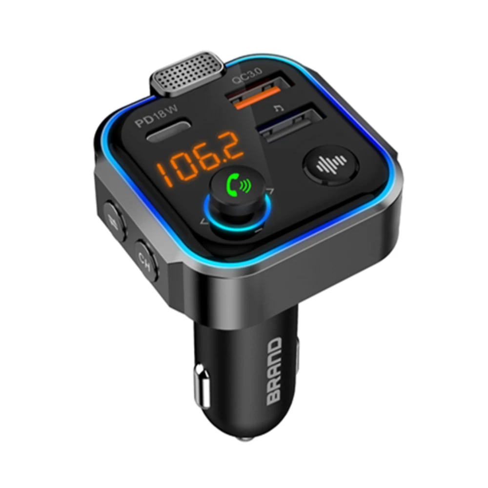  Новое поступление быстрая зарядка автомобильный FM-передатчик QC3.0 Bluetooth 5 0 комплект громкой