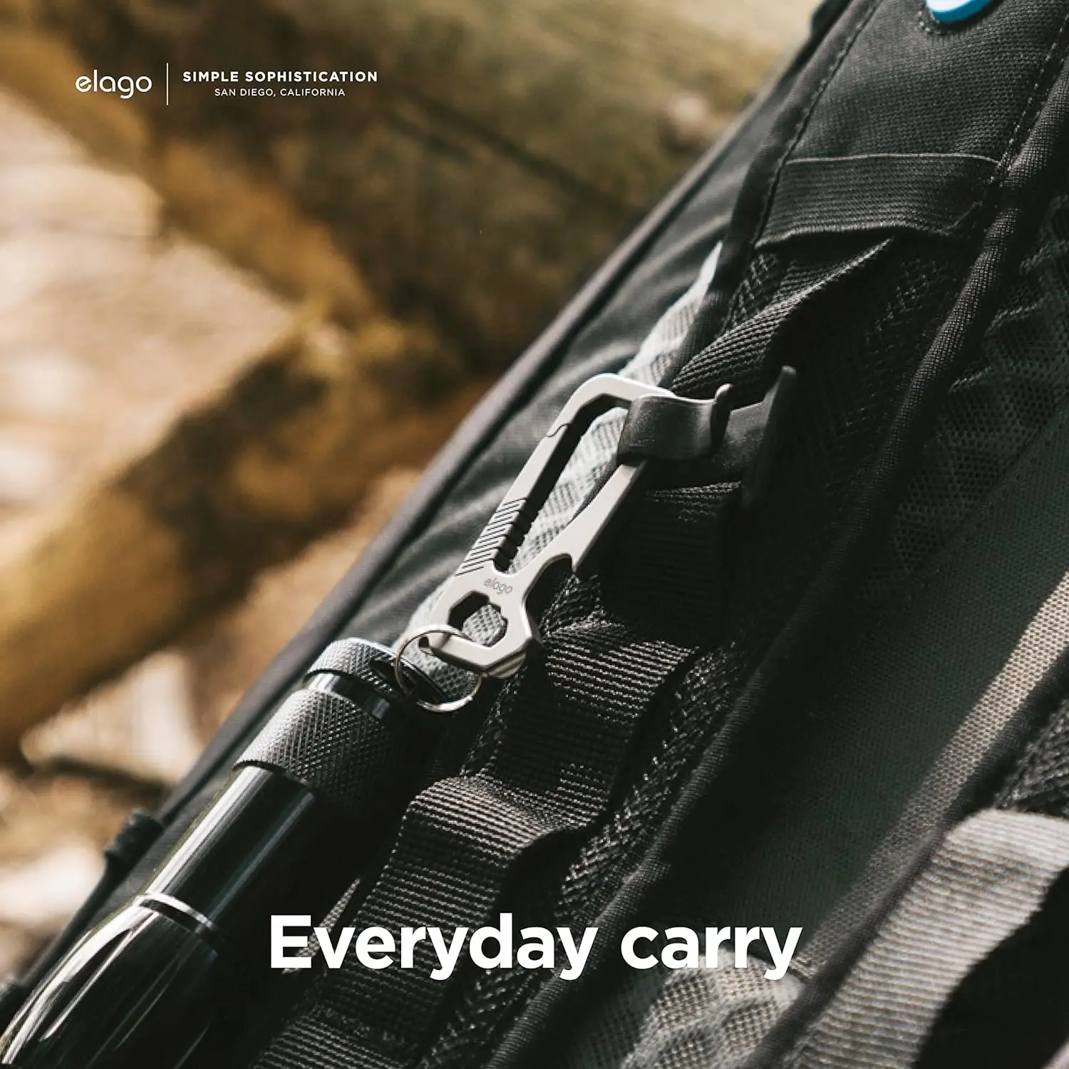 newest design titanium alloy multi function keychain