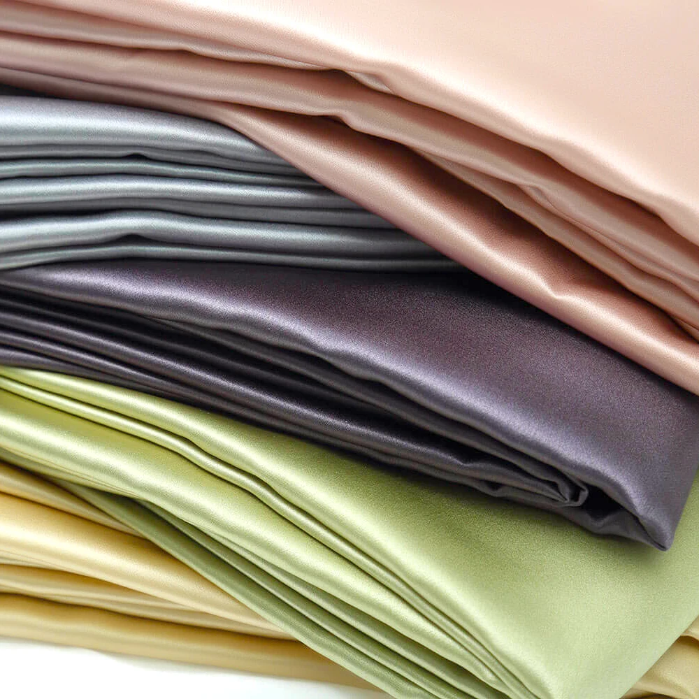 Wholesale 16/19/22/25MM 100% pure Silk Fabric Grade 6A Mulberry Silk Fabric with OEKO-TEX100 Certification