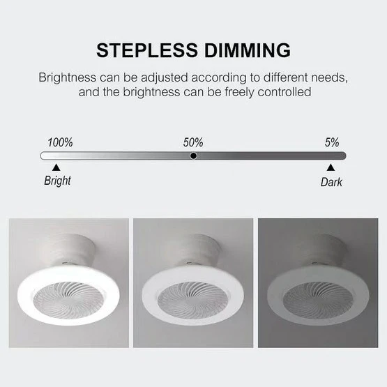 High Quality Diameter Color Led Ceiling Fan Remote Control Fan Light